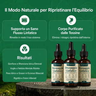 Linforiva® l Gocce Detox & Drenaggio Linfatico